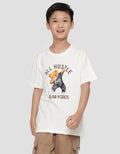 Nevada Print Logo Bear Boys Short Sleeve T-Shirt