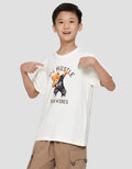 Nevada Print Logo Bear Boys Short Sleeve T-Shirt