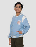 Nevada Knit Bomber Varsity Cut N Sewn Jaket Anak Laki-laki