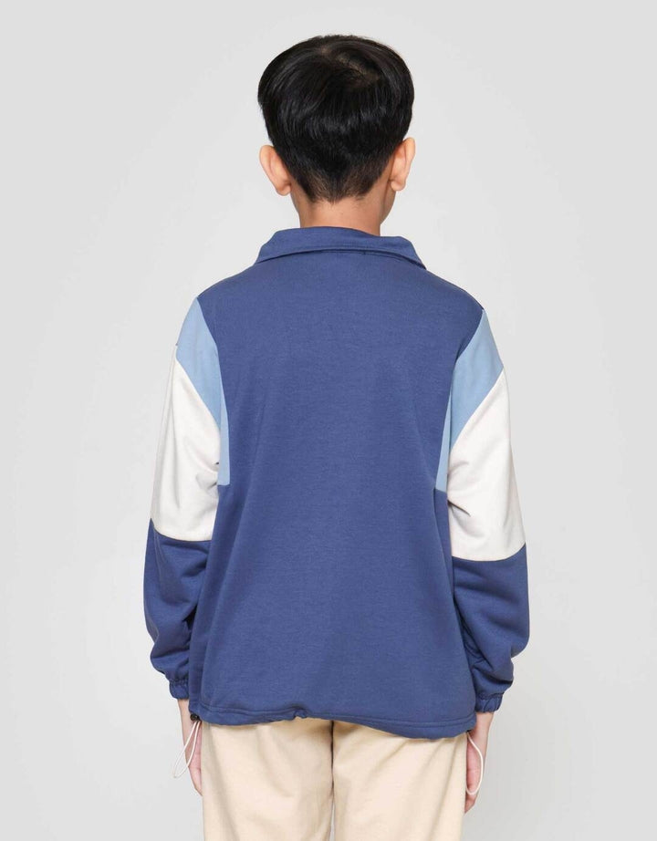 Nevada Half Zipper And Stopper Sweater Anak Laki-laki