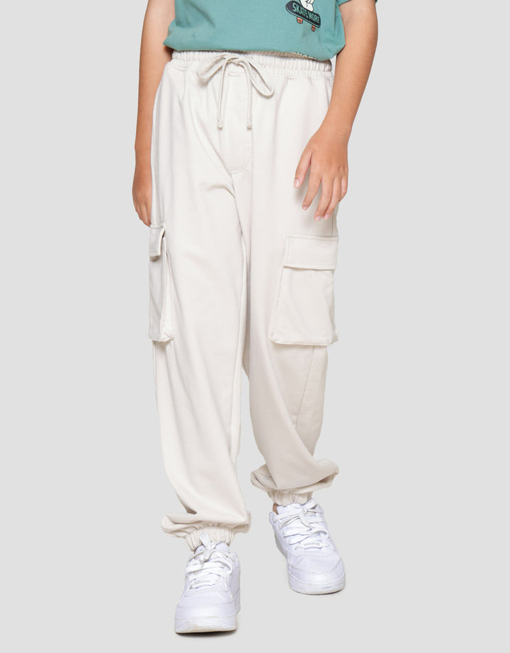 Nevada Knit Cargo Celana Jogger Anak Anak Laki-Laki