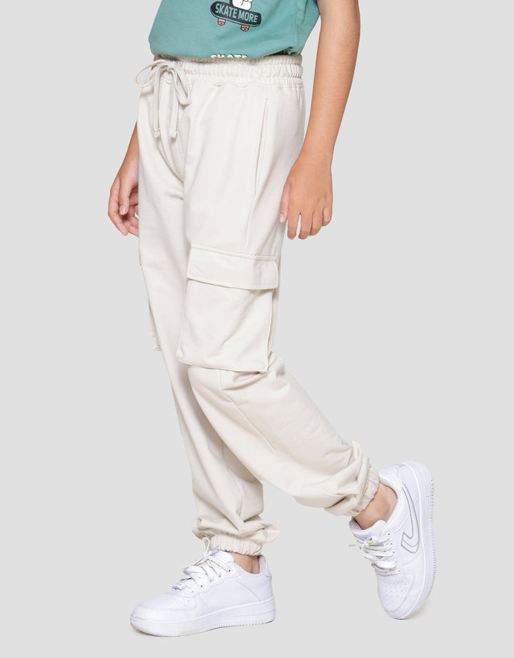 Nevada Knit Cargo Celana Jogger Anak Anak Laki-Laki