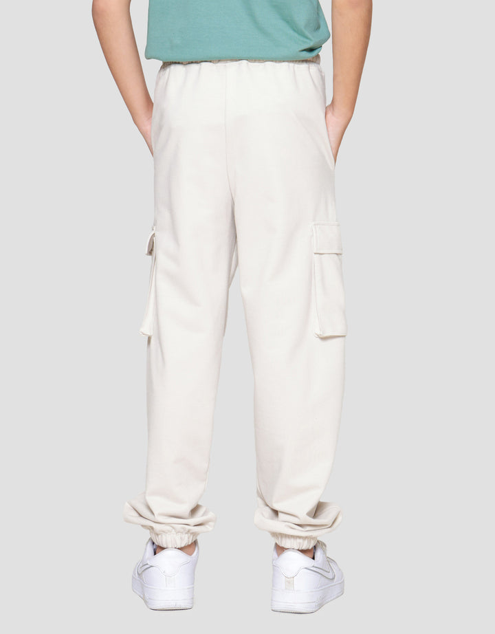 Nevada Knit Cargo Celana Jogger Anak Anak Laki-Laki