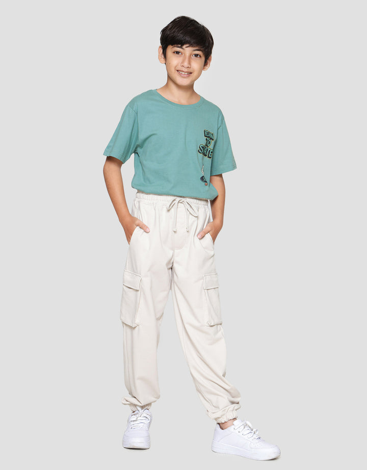 Nevada Knit Cargo Celana Jogger Anak Anak Laki-Laki