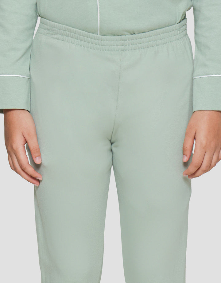 Little M Ess Polos Baju Tidur Set Anak Laki-Laki