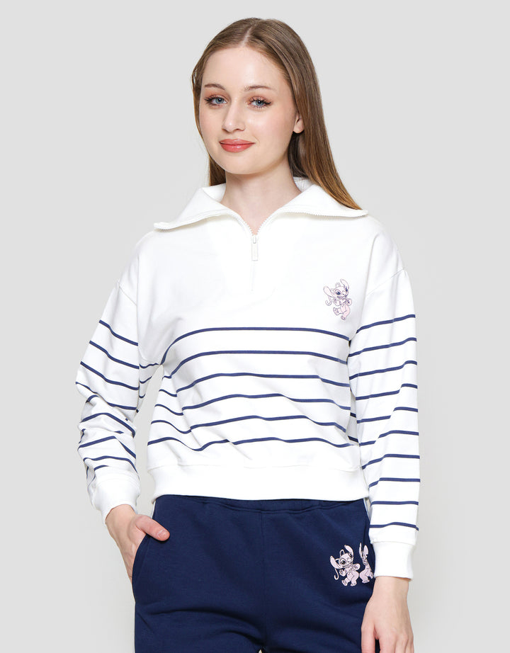 Disney Reguler Baby Terry Print Stitch Sweater Wanita