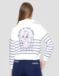 Disney Reguler Baby Terry Print Stitch Sweater Wanita
