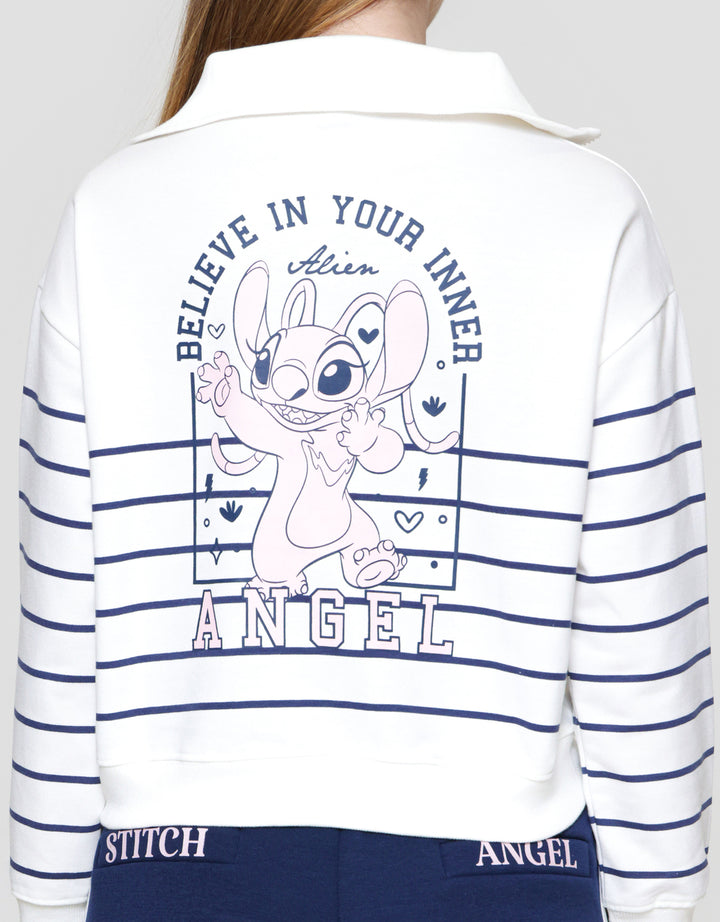 Disney Reguler Baby Terry Print Stitch Sweater Wanita