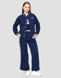 Disney Varsity Print Stitch Angel Jaket Wanita