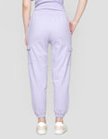 Disney Print Stitch Celana Jogger Wanita