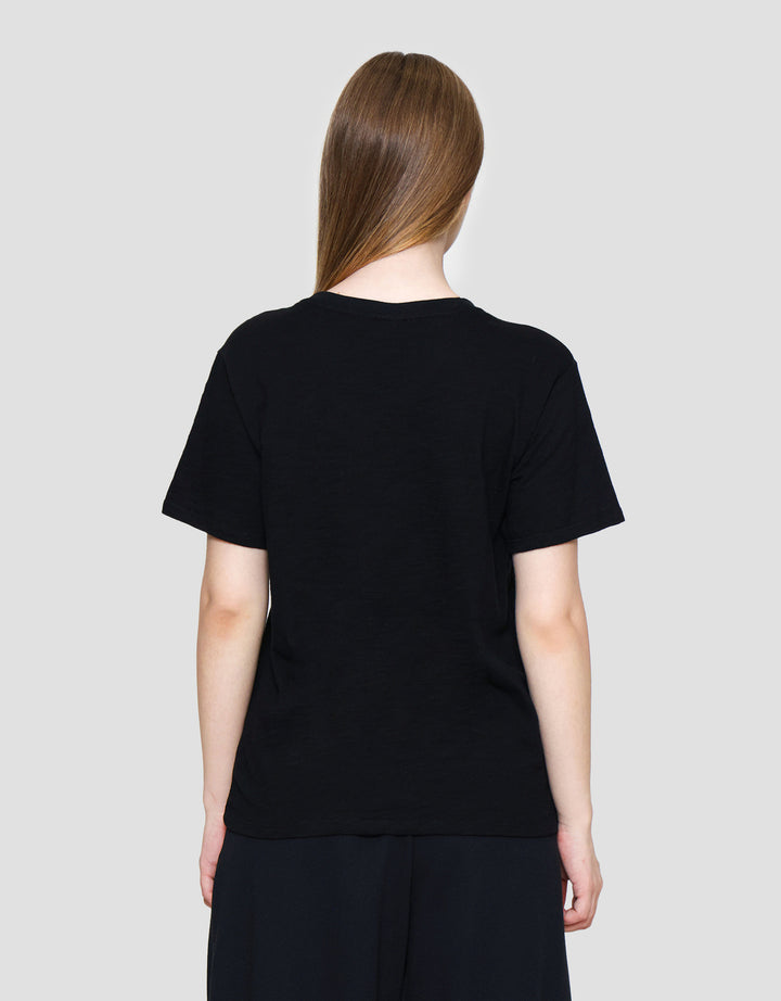 Connexion Print Pita Minnie Kaos Lengan Pendek Wanita