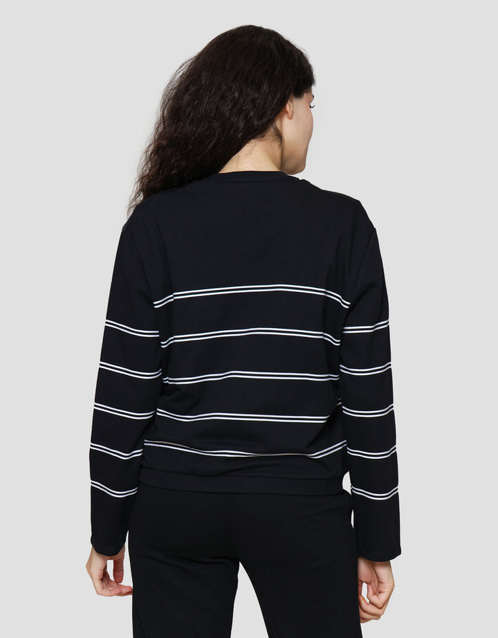 Connexion Garis Mickey Cardigan Wanita