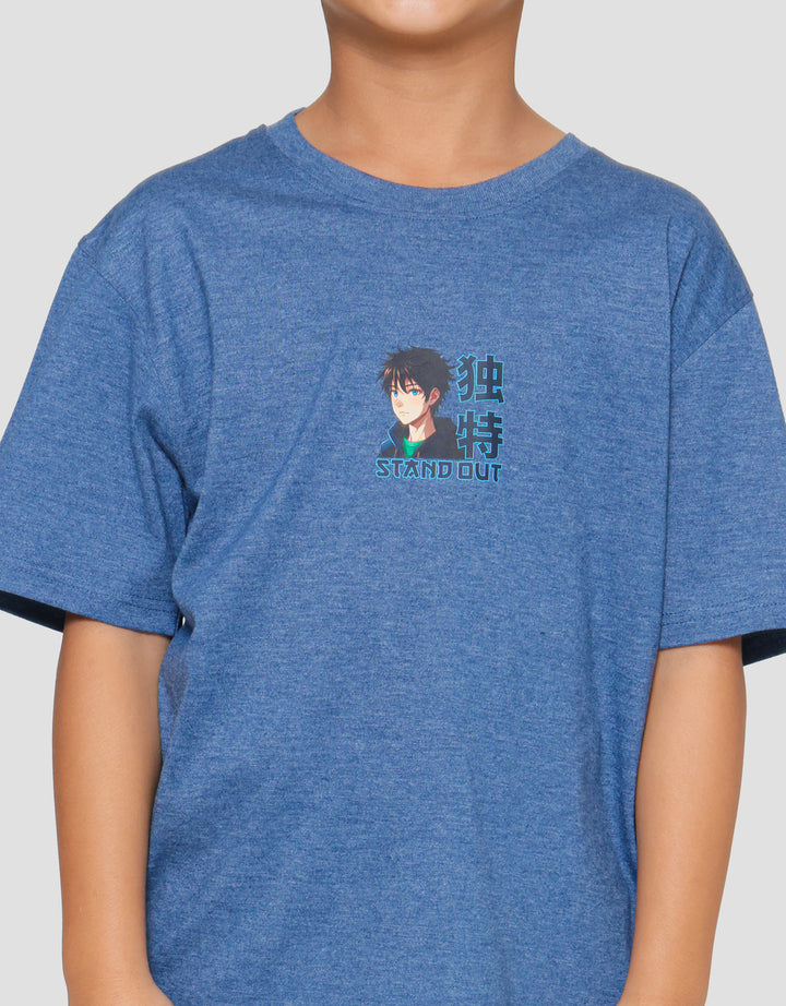 Nevada Anime Kih 59 Kaos Anak Laki-laki