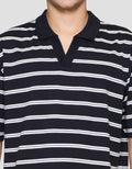 Nevada Jersey Stripe Kaos Polo Pria