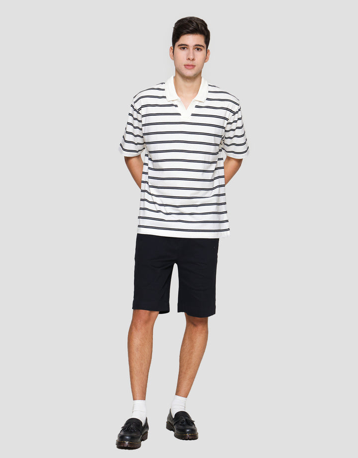 Nevada Jersey Stripe Kaos Polo Pria