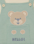 Little M Overall Corak Tawon Bear Jumpusit Bayi
