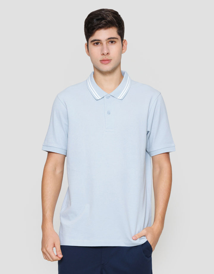 Suko Solid Knit Kaos Polo Pria