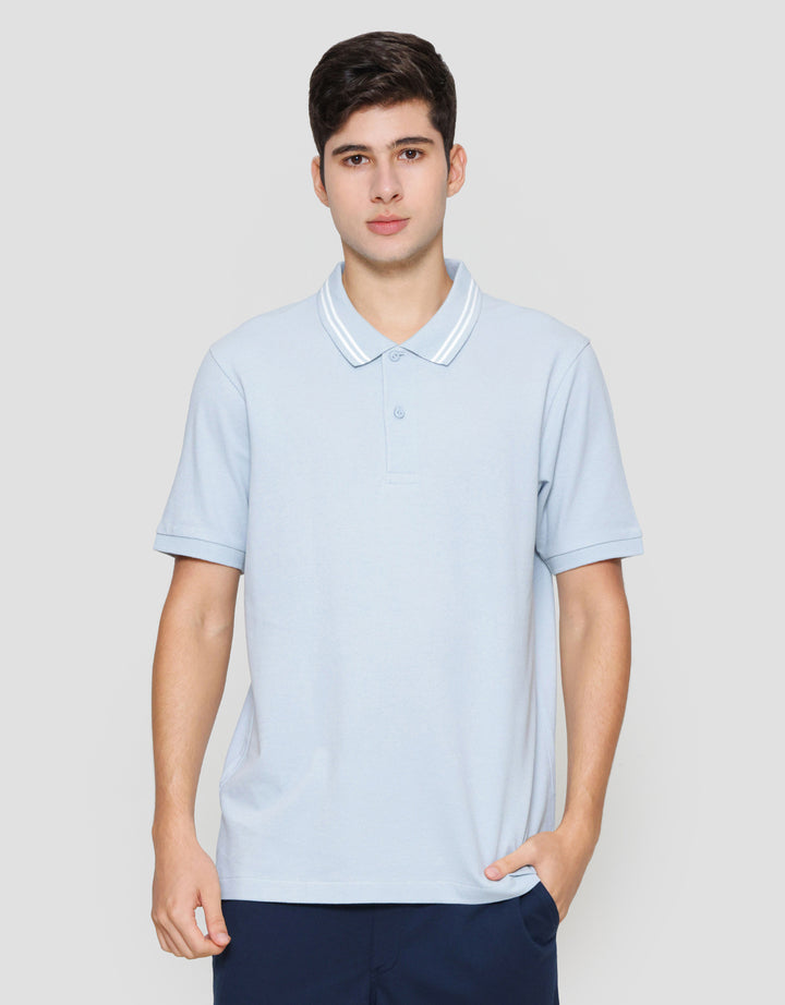 Suko Solid Knit Kaos Polo Pria