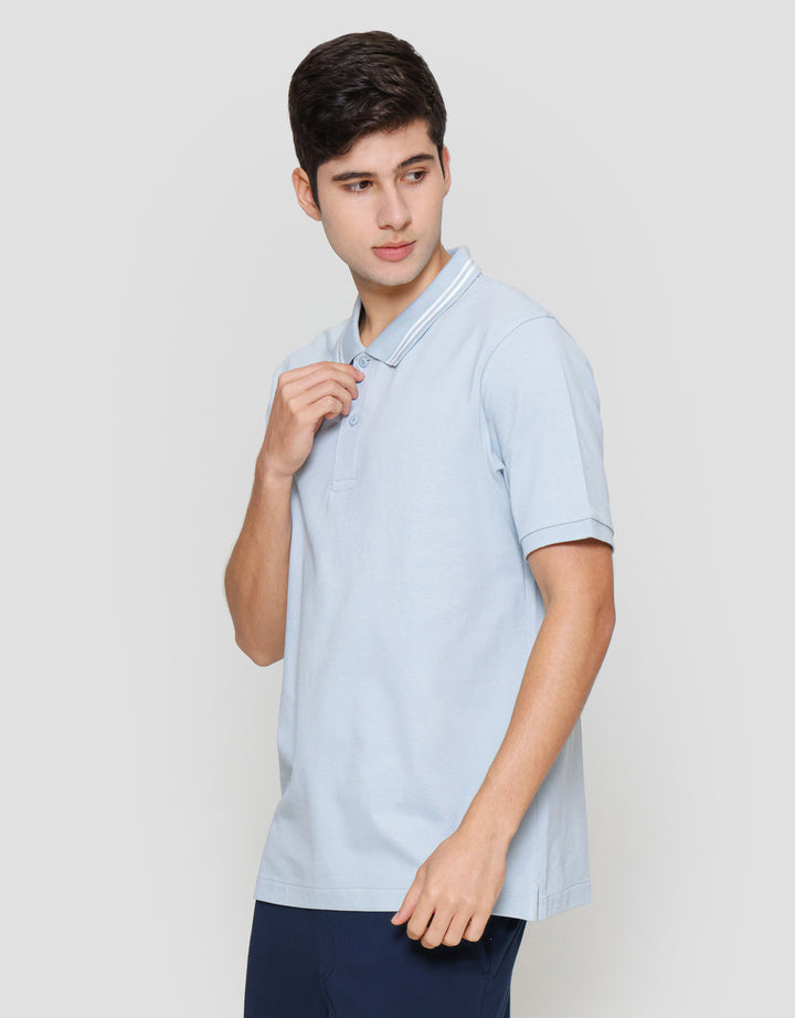 Suko Solid Knit Kaos Polo Pria