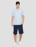 Suko Solid Knit Kaos Polo Pria