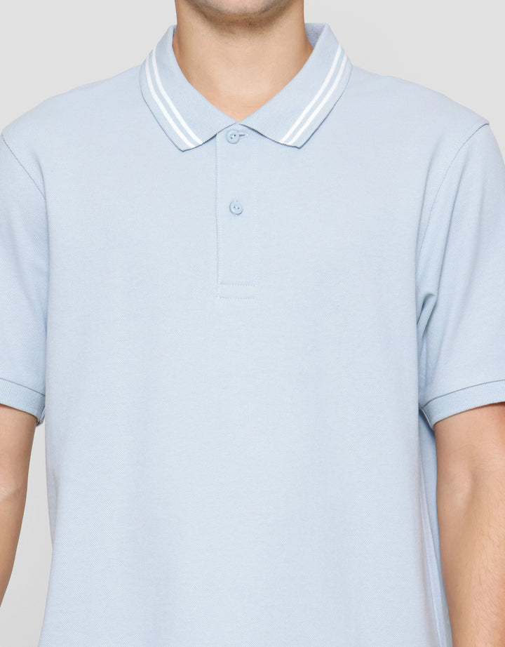 Suko Solid Knit Kaos Polo Pria