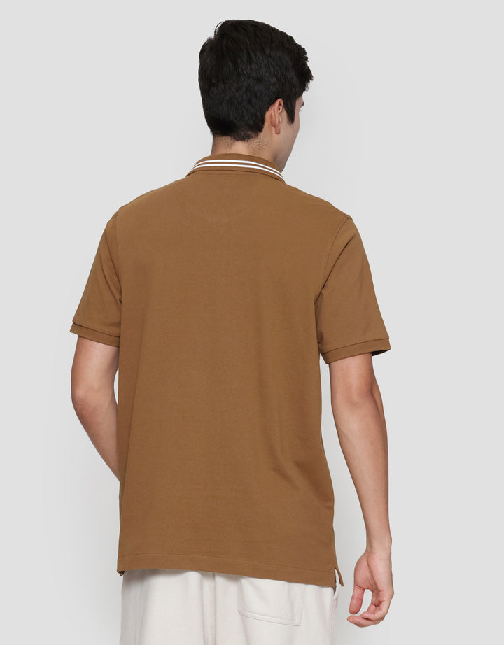 Suko Solid Knit Kaos Polo Pria