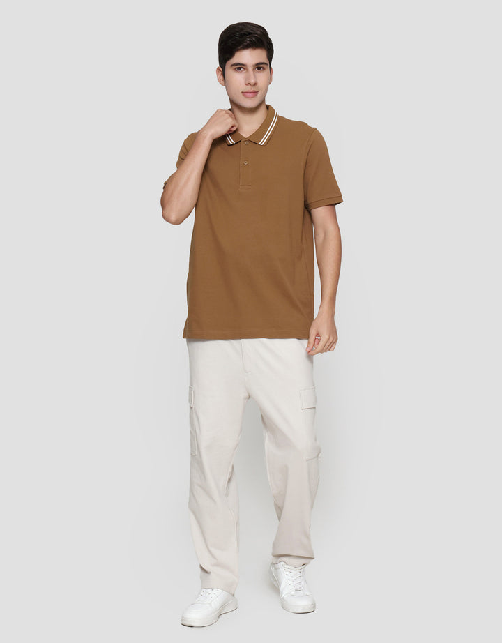SUKO SOLID KNIT POLO PRIA