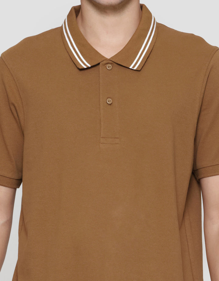 Suko Solid Knit Kaos Polo Pria