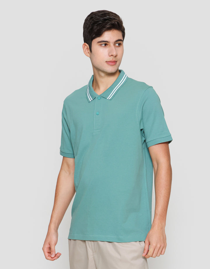 Suko Solid Knit Kaos Polo Pria