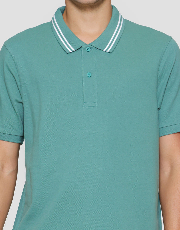 Suko Solid Knit Kaos Polo Pria