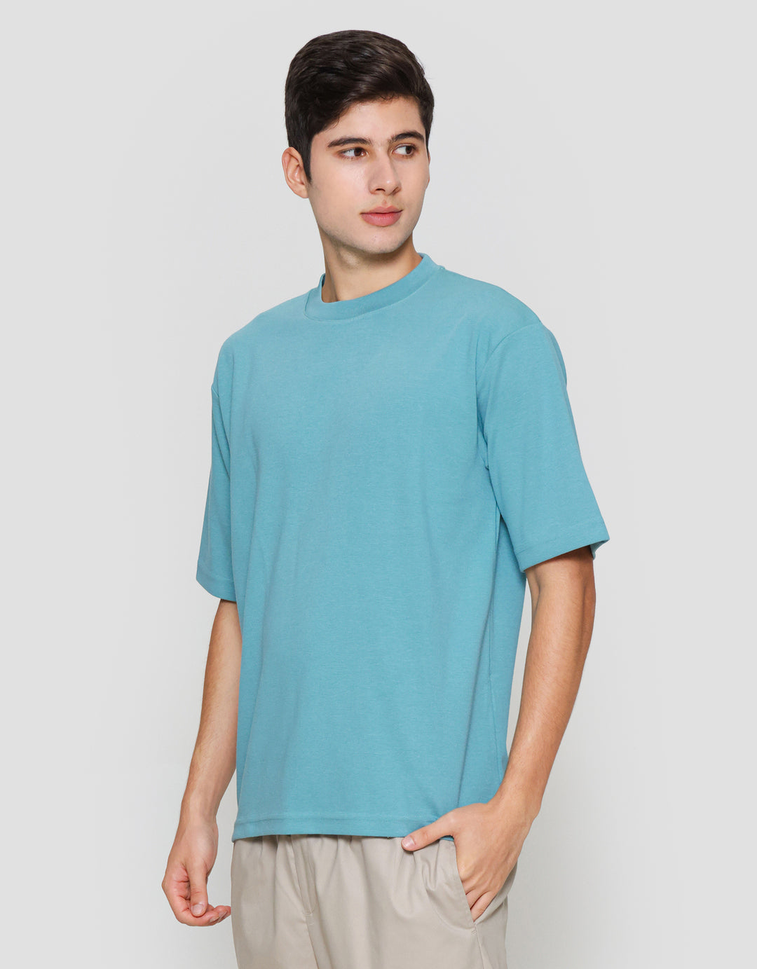 Suko Oversized Quick Dry Kerah Bulat Kaos Lengan Pendek Pria