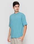 SUKO QUICK DRY KERAH BULAT LENGAN PENDEK KAOS OVERSIZE PRIA