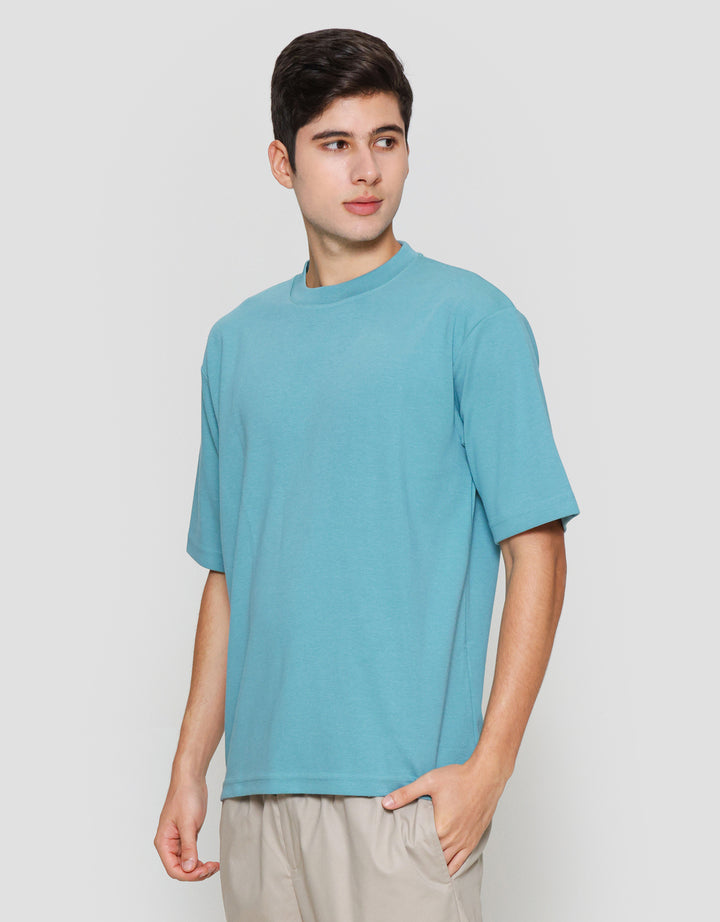 SUKO QUICK DRY KERAH BULAT LENGAN PENDEK KAOS OVERSIZE PRIA