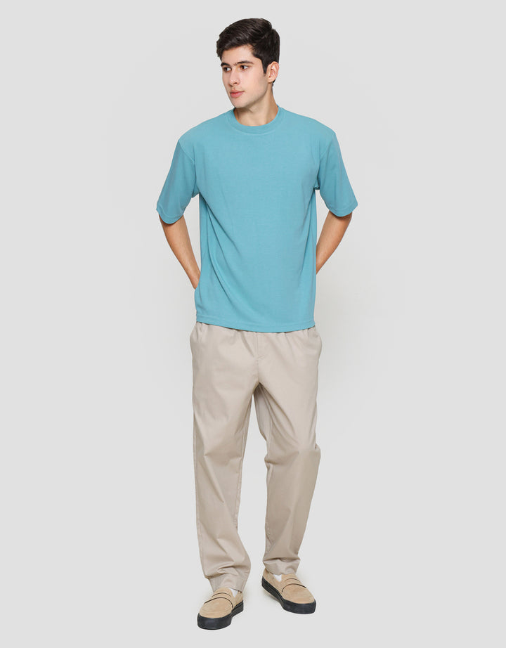 SUKO QUICK DRY KERAH BULAT LENGAN PENDEK KAOS OVERSIZE PRIA