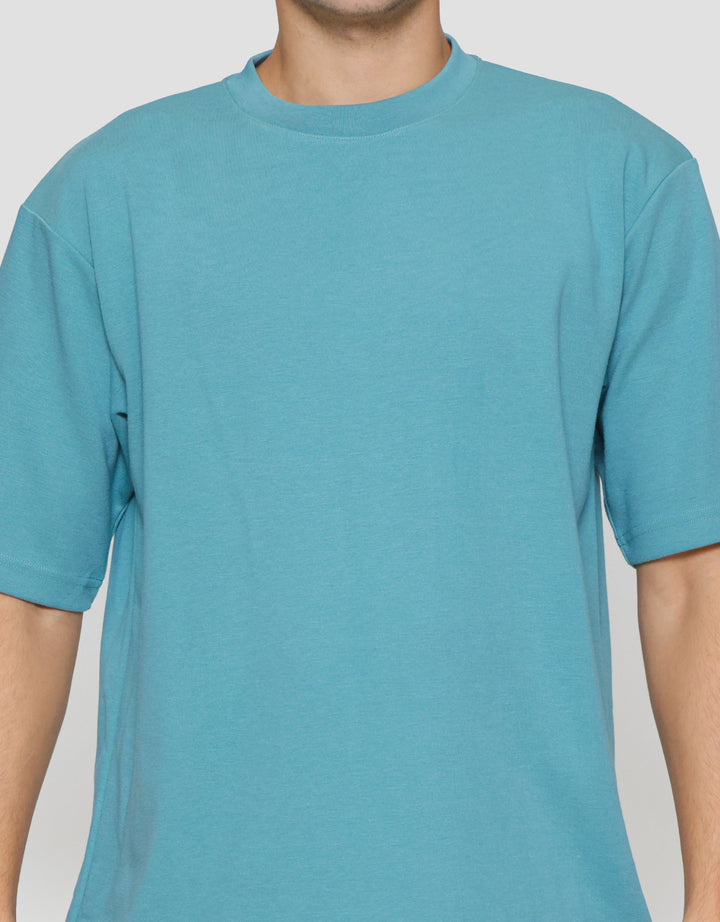 SUKO QUICK DRY KERAH BULAT LENGAN PENDEK KAOS OVERSIZE PRIA