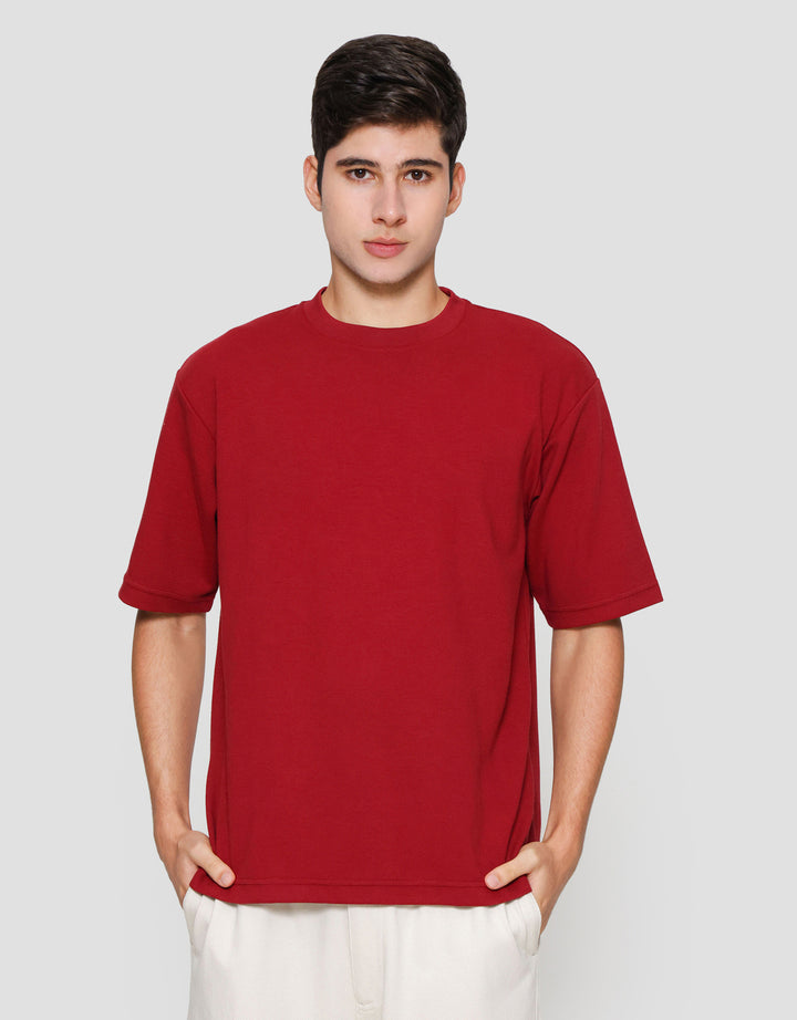 SUKO QUICK DRY KERAH BULAT LENGAN PENDEK KAOS OVERSIZE PRIA