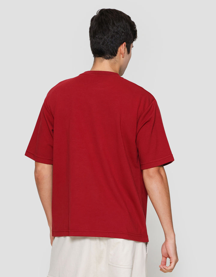 SUKO QUICK DRY KERAH BULAT LENGAN PENDEK KAOS OVERSIZE PRIA