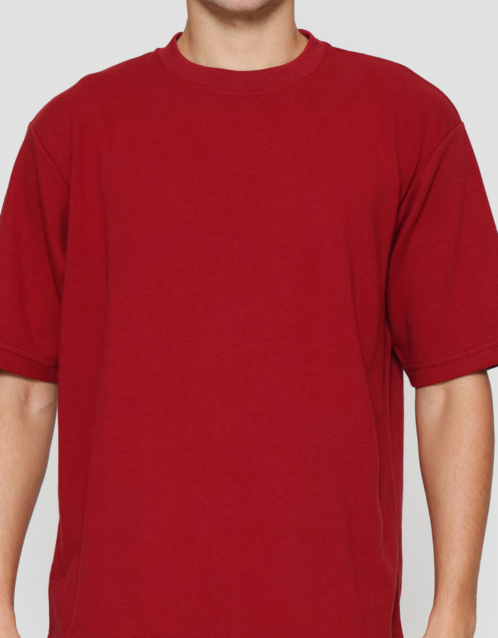 SUKO QUICK DRY KERAH BULAT LENGAN PENDEK KAOS OVERSIZE PRIA
