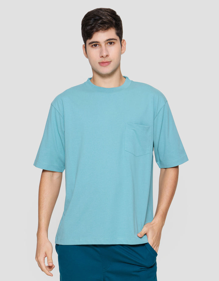 Suko Cool Touch Kerah Bulat Kaos Oversize Pria