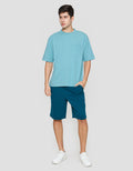 Suko Cool Touch Kerah Bulat Kaos Oversize Pria