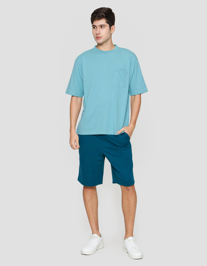Suko Cool Touch Kerah Bulat Kaos Oversize Pria