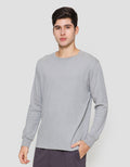 Suko Round Neck Soft Touch Round Collar Men's Long Sleeve T-Shirt