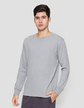 SUKO ROUND NECK SOFT TOUCH KERAH BULAT LENGAN PANJANG KAOS PRIA