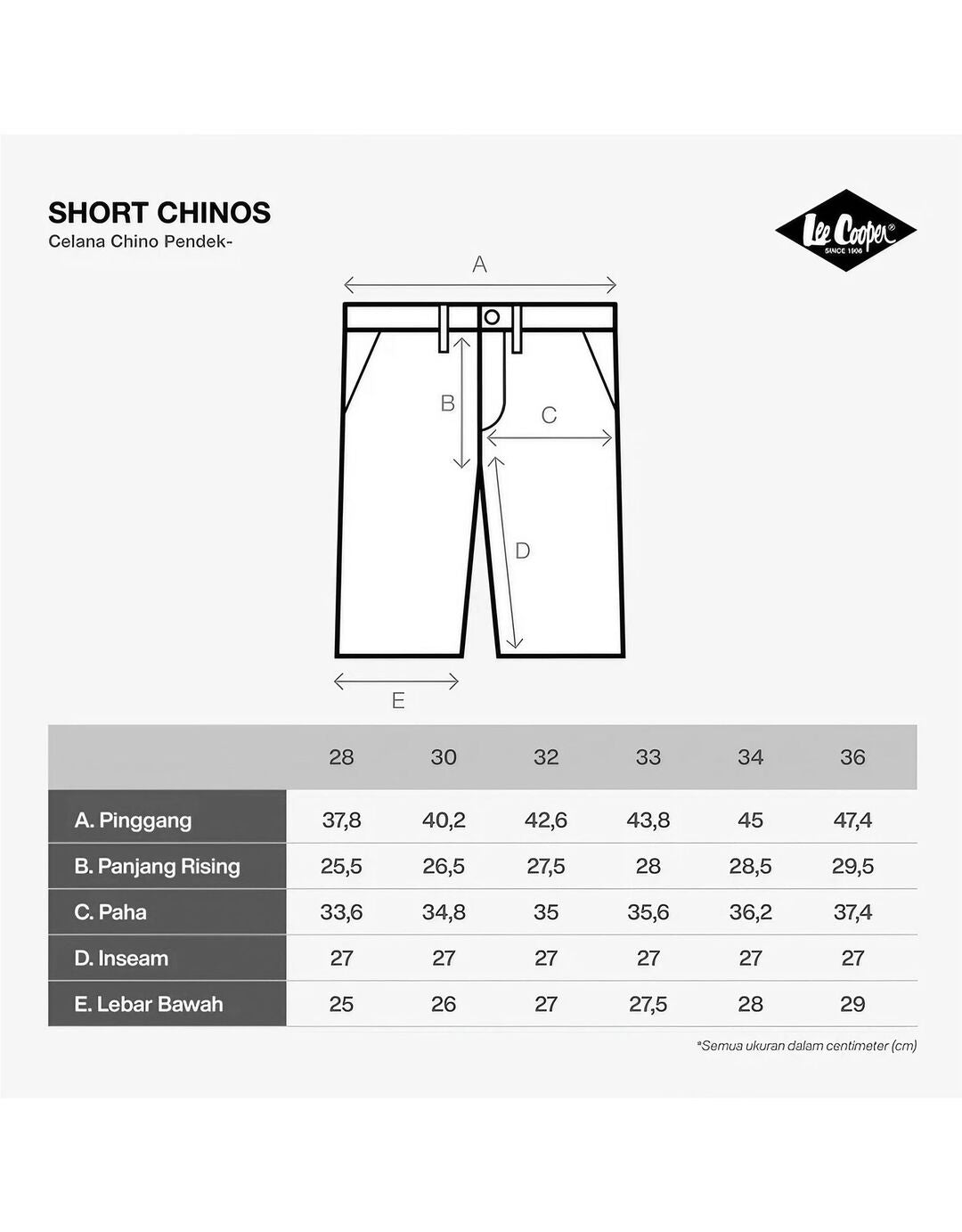 Lee Cooper Celana Bermuda Non Denim Anak Laki-laki
