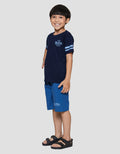 Little M NY Chest Print Set Pakaian Anak Laki-laki