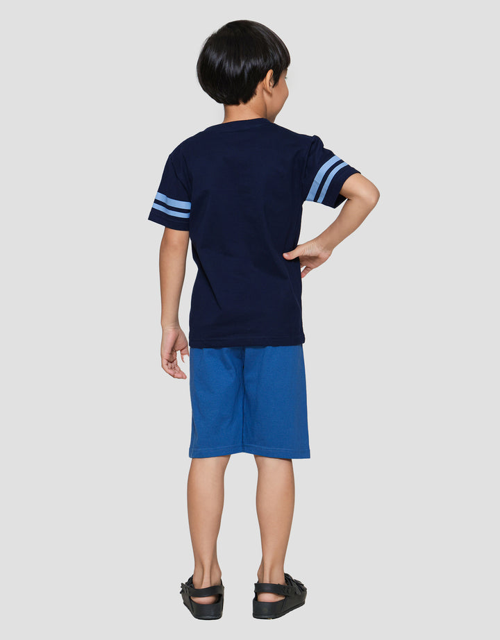 Little M NY Chest Print Set Pakaian Anak Laki-laki