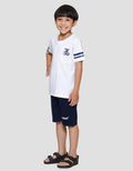 Little M LA Chest Print Set Pakaian Anak Laki-laki