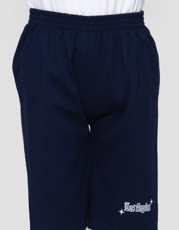 Little M LA Chest Print Set Pakaian Anak Laki-laki