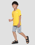 Little M Giraffe Bordir Baju Set Anak Laki-Laki