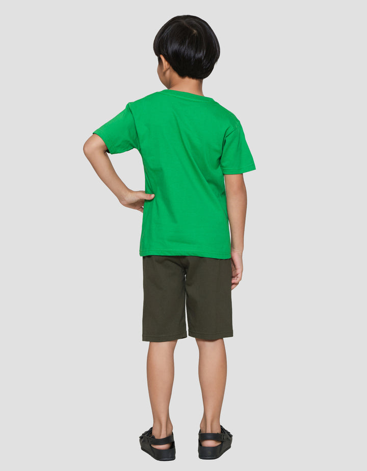 Little M Crocodile Bordir Baju Set Anak Laki-Laki